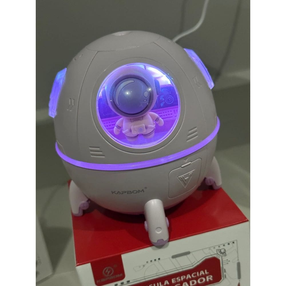 Umidificador Cápsula LED USB Portátil Difusor Aromaterapia
