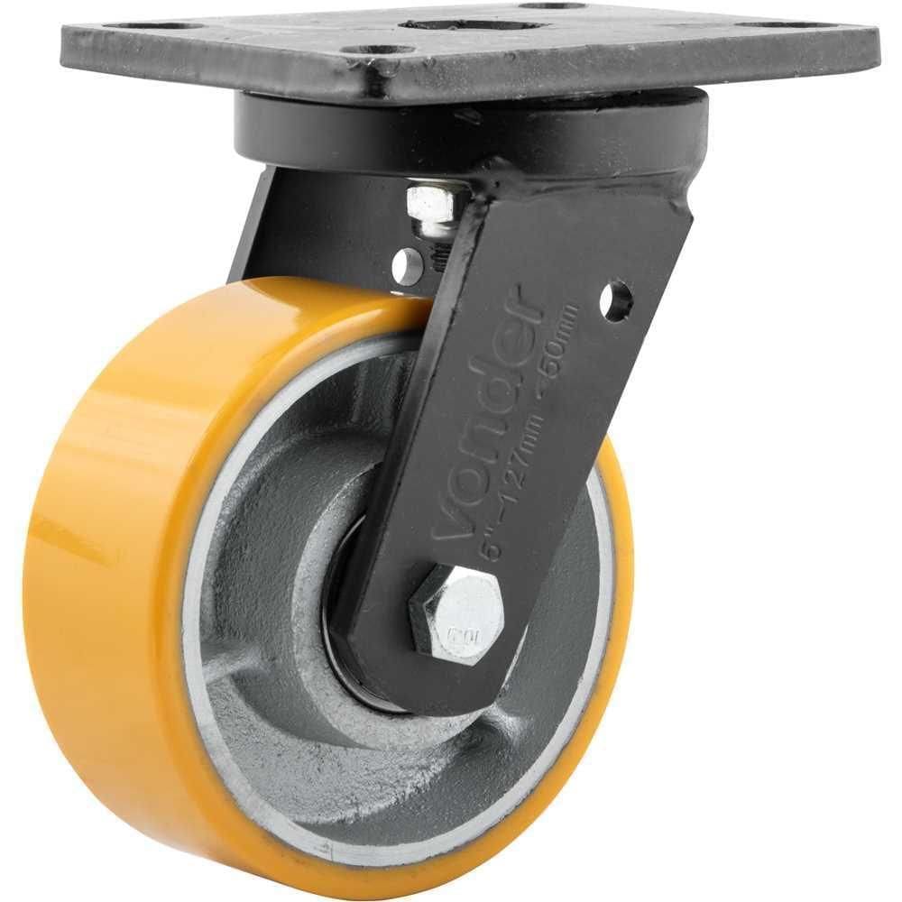 Rodizio Giratório 5`` Pu+Ferro Industrial Vonder