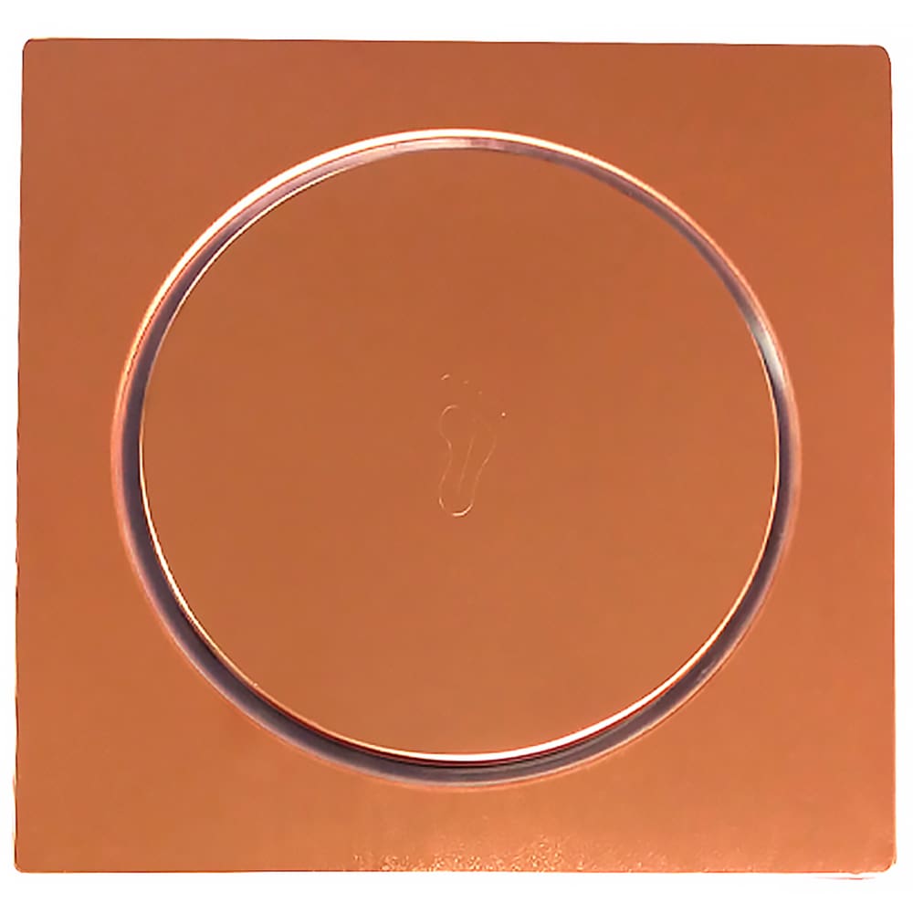 Ralo Click Inteligente Rose Aço Inox 15X15 Reduz Mau Cheiro