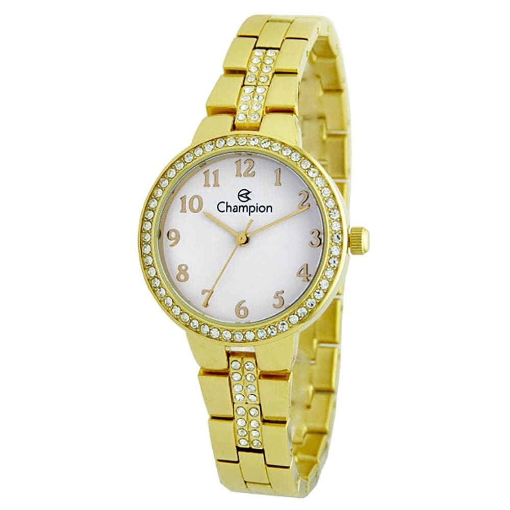 Relógio CHAMPION feminino analógico dourado CF25438H