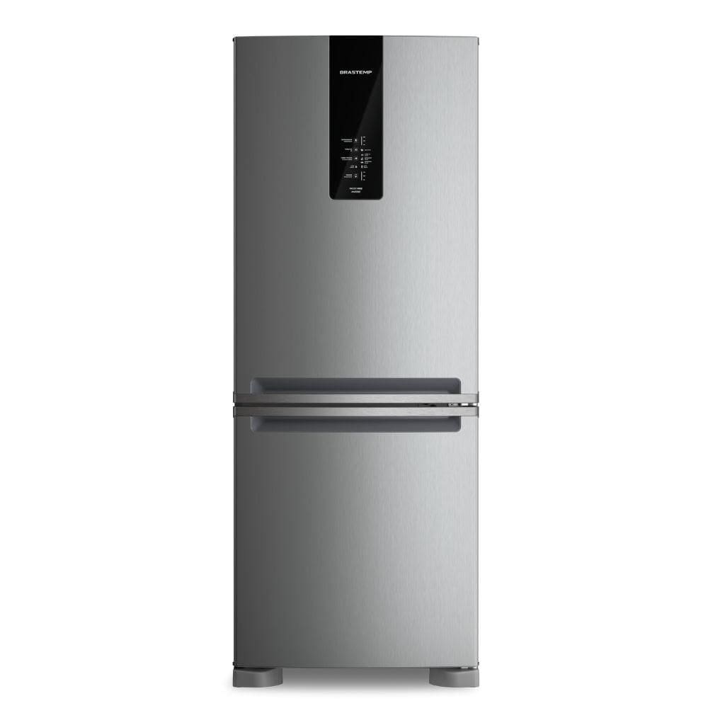 Geladeira Brastemp Frost Free Inverse 447L BRE57FKANA Inox