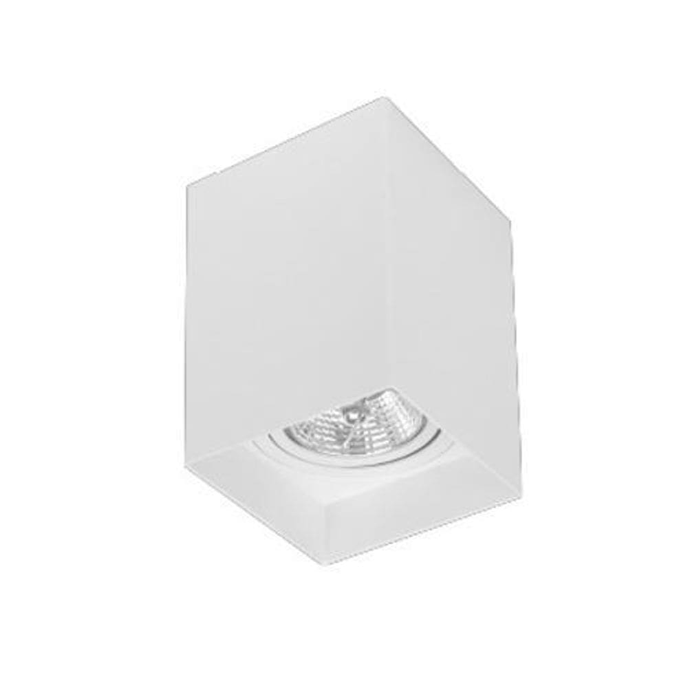 Spot Sobrepor Ar70 Quadrado Branco Direcionavel Externo Lup0