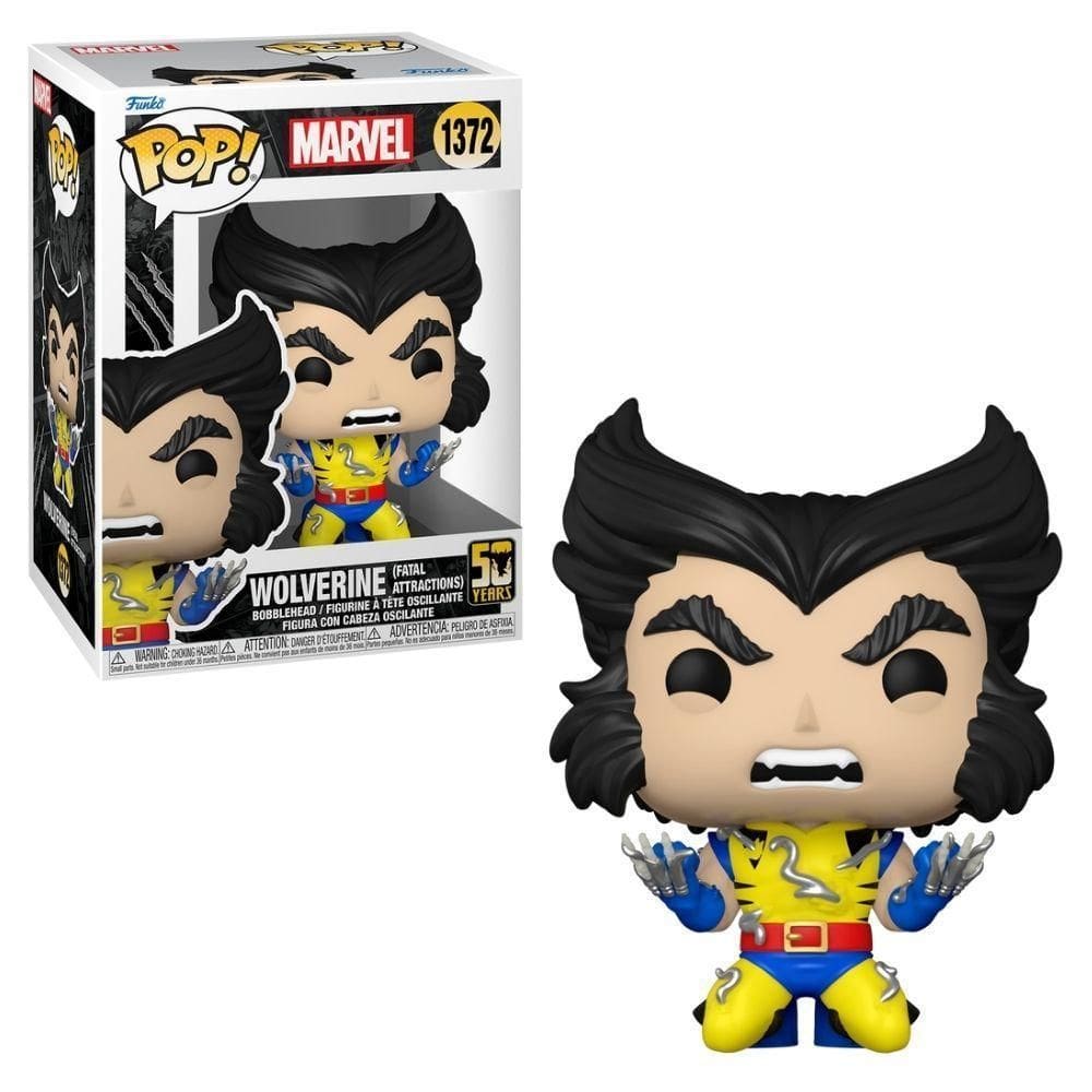 Boneco Funko Pop Marvel 50Th Wolverine Fatal Attractions