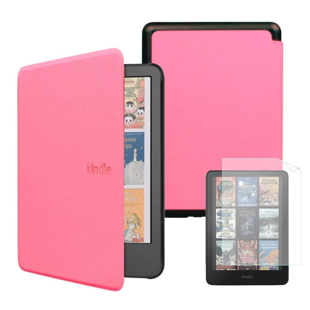 Case Couro Para Kindle Colorsoft 1 7 Polegadas + Película