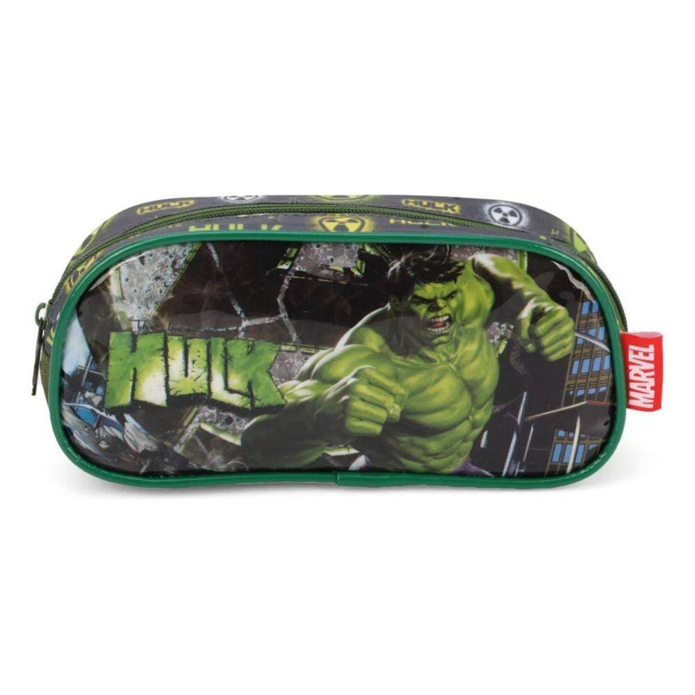 Estojo Simples Infantil Escolar Vingadores Hulk Luxcel