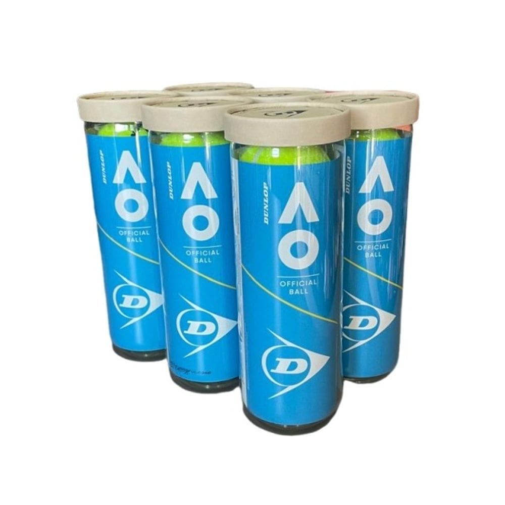 Bola de Tênis Dunlop Australian Open - 6 Tubos
