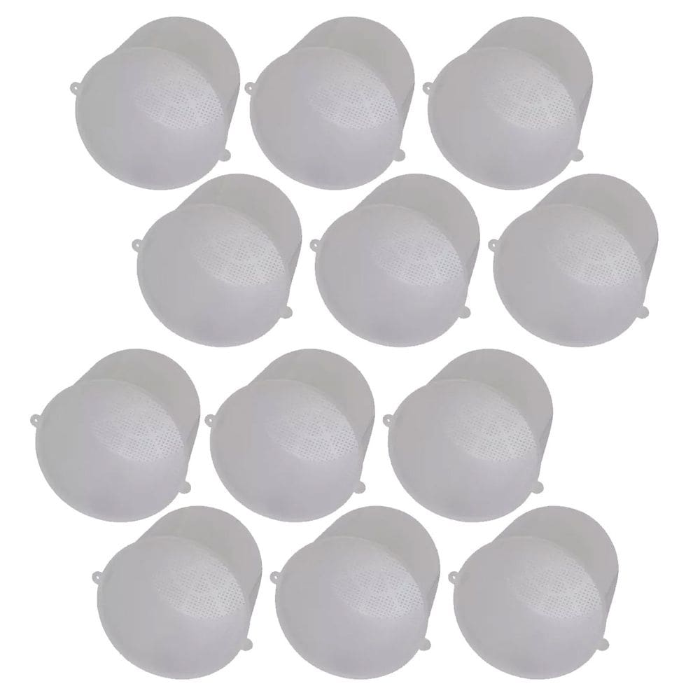 Kit Forma queijo frescal de 1kg fundo em tela 12 unidades