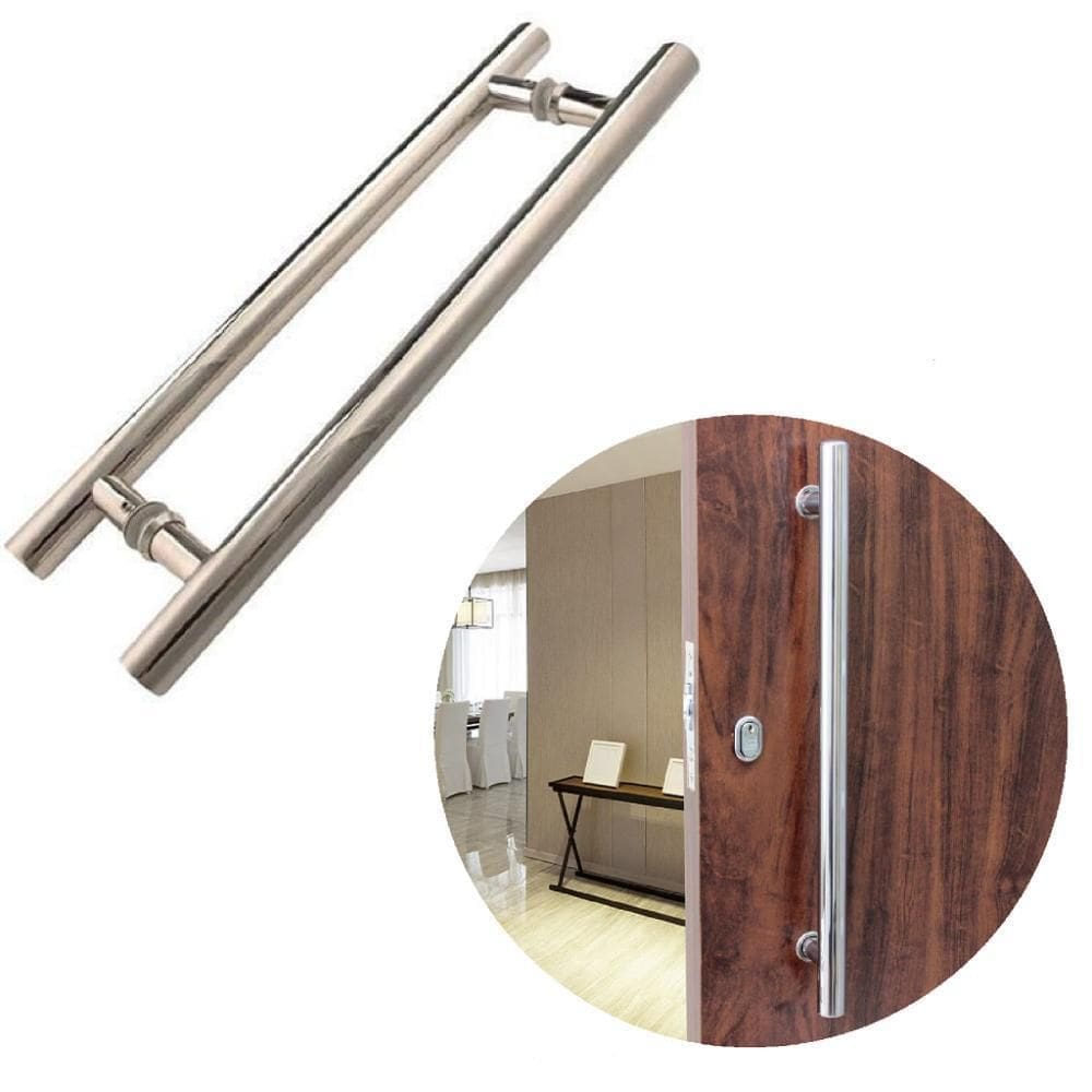 Puxador Duplo Eco 1`` Tubular 1000X800Mm Inox Escovado Geris