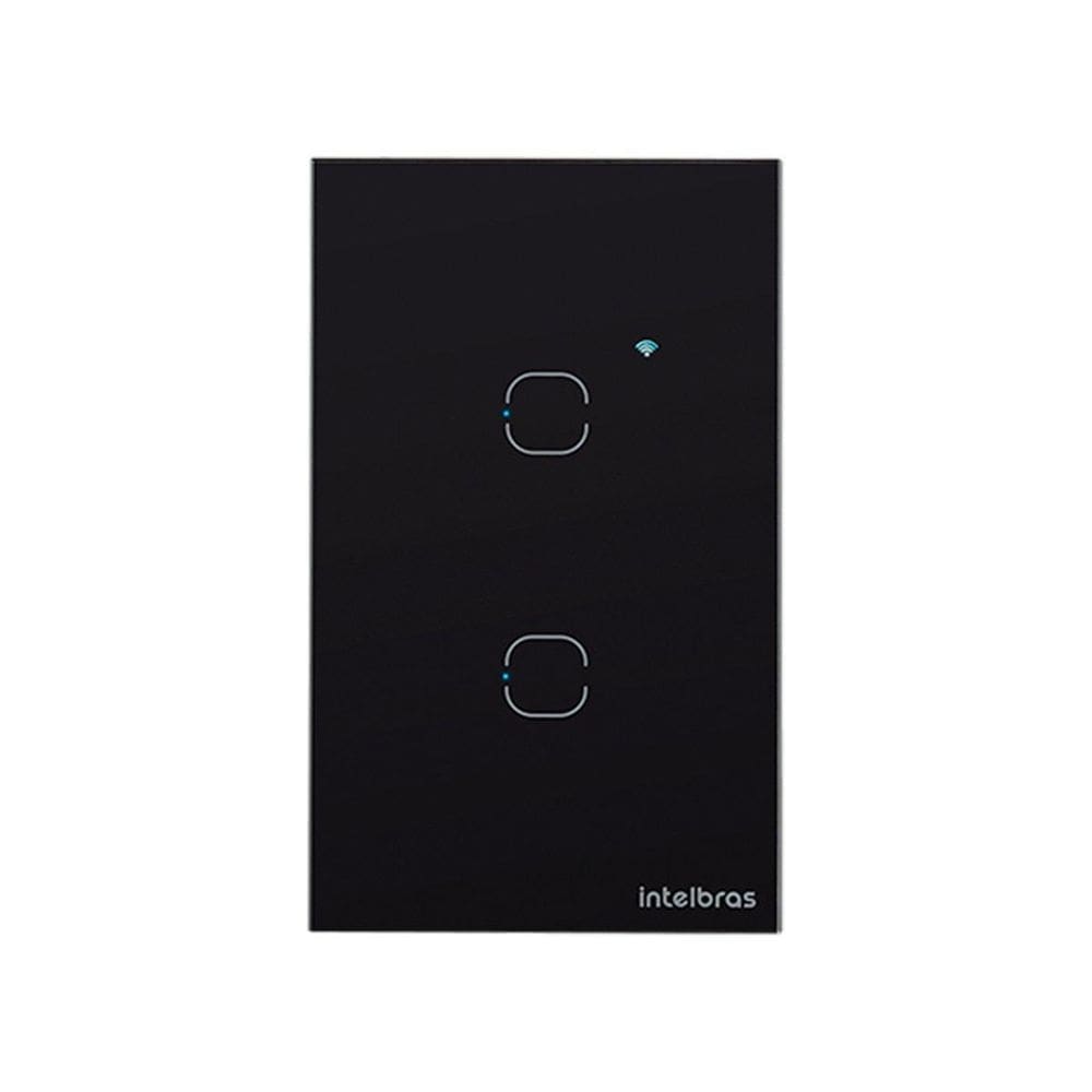 Interruptor Smart Zigbee Touch 2 Preto Ezs 1002 4850048