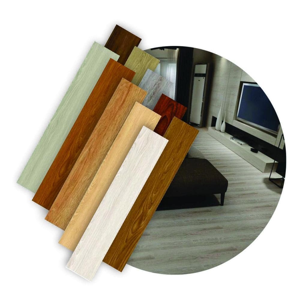 Piso Vinilico Autocolante Madeira 12 Unid. Nogueira Vintage