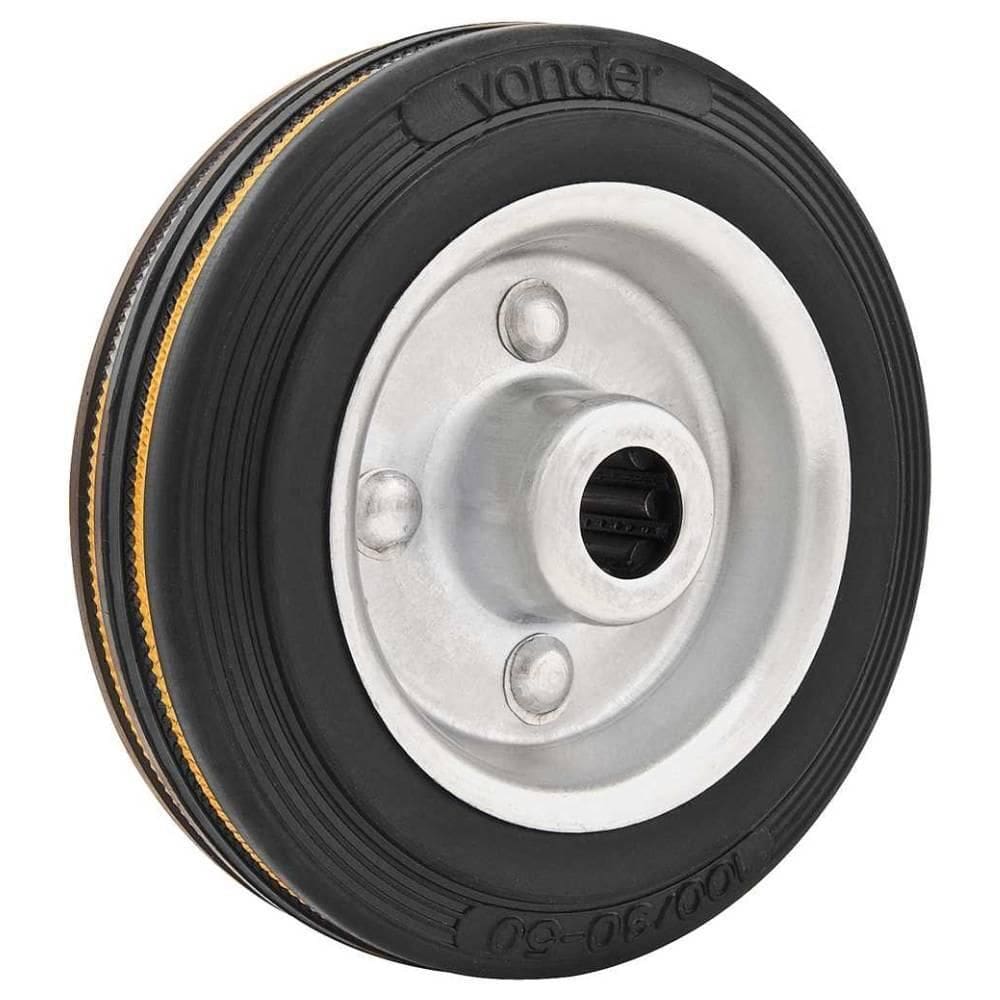 Roda De Borr. 4 Média 88Kg Eixo Rolete 12Mm Vonder