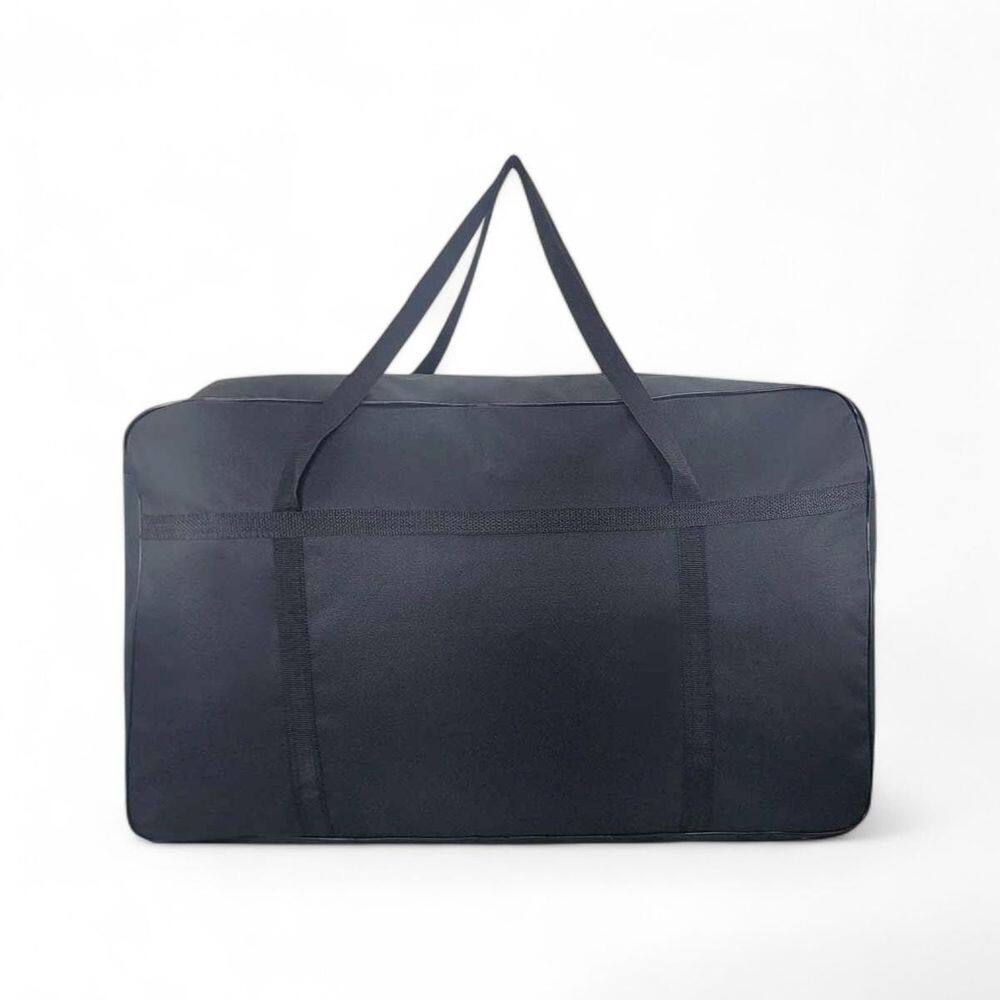 2 Sacolao Bolsa Compra Nylon600 Paraguai 76X48X28Cm Zíper