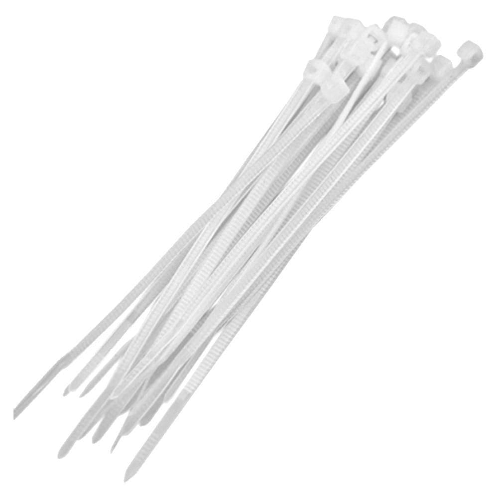 Abracadeira Nylon Frontec Branca 4,80Mmx160Mm Com 100 Pecas