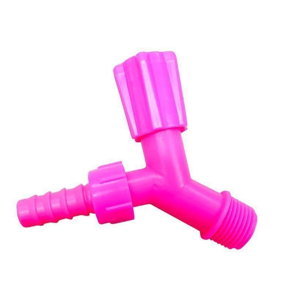 Torneira Para Tanque E Jardim Bico 3/4 Rosa Neon
