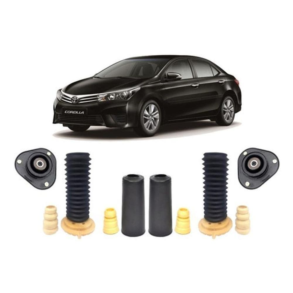 2 Kit Amortecedor Dianteiro + Traseiro Corolla 2015 2016 17