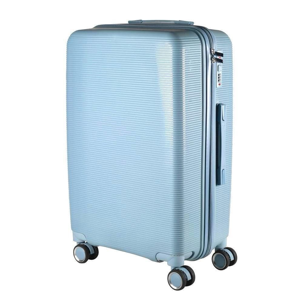 Mala Média 23Kg Polipropileno Inquebrável Azul Piscina