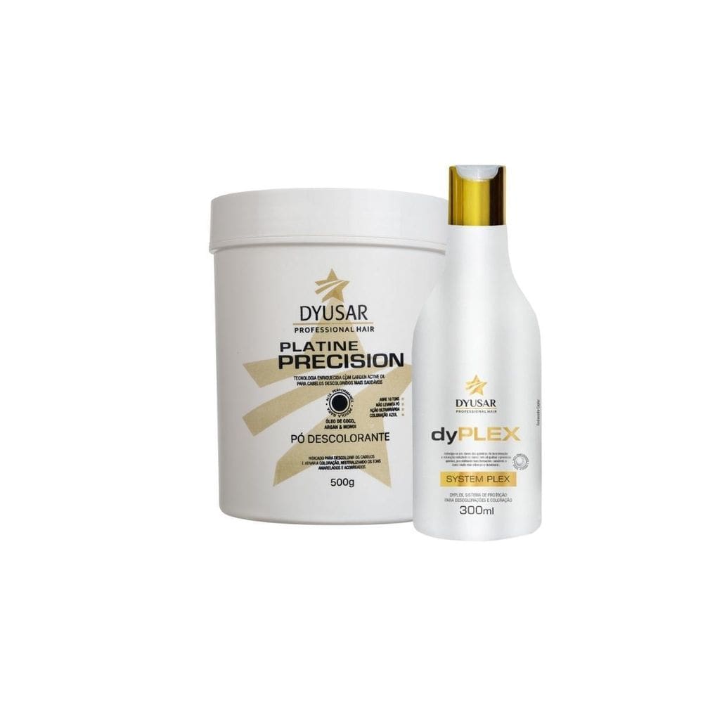 Kit Descoloração Profissional Pó Descolorante Azul Com Plex