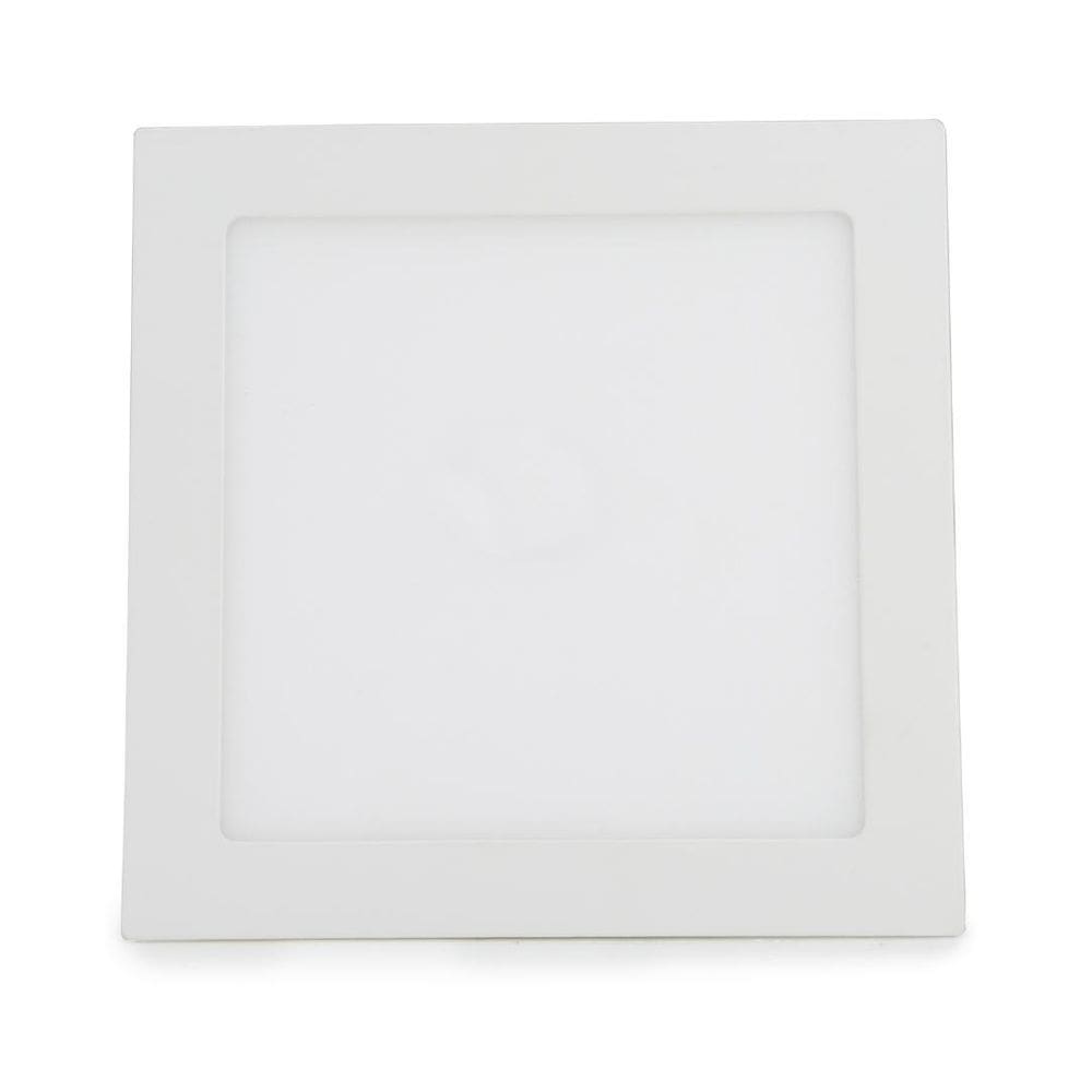Painel De Led Embutir Slim Quadrado 6W Fria