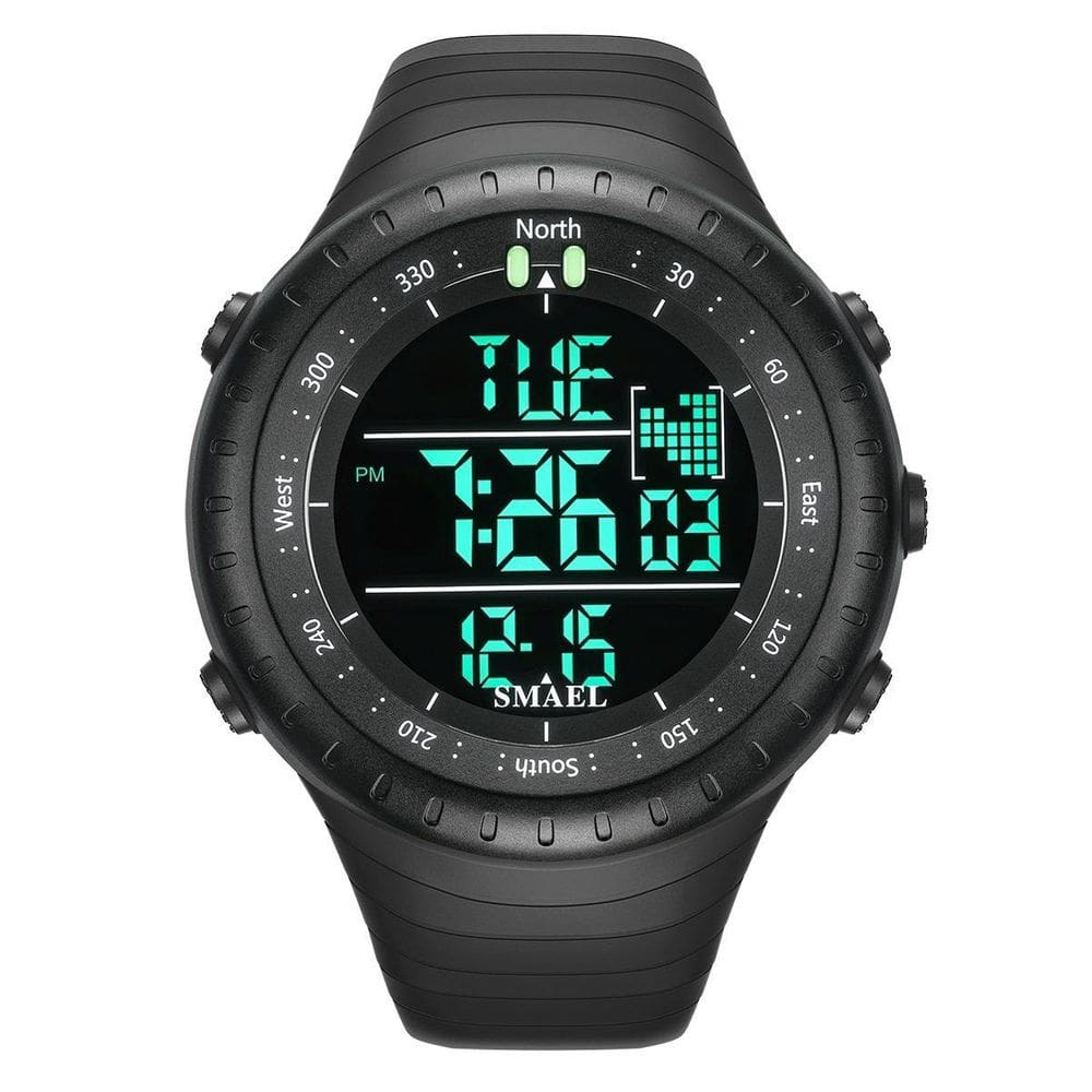 Relógio Masculino Smael Digital 1237 Preto