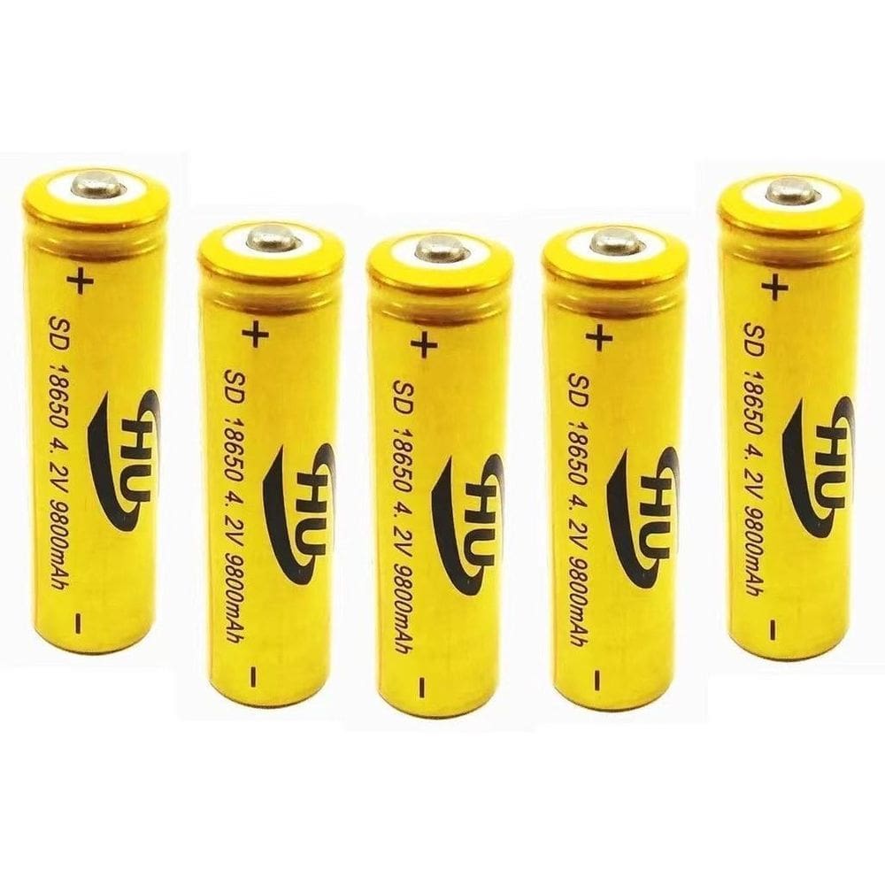 10 Baterias Recarregável 18650 8800Mah 4.2V Lanterna