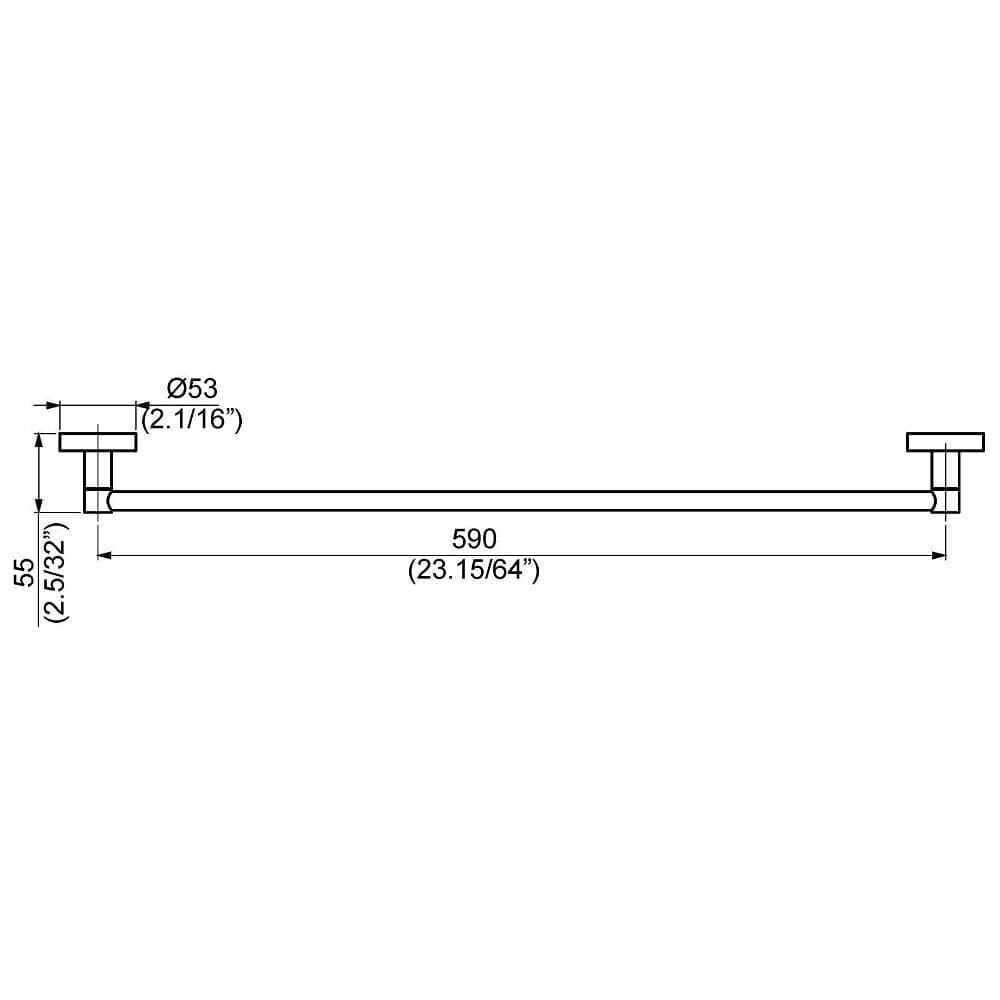 Porta Toalha De Banho Perflex Slim 12121810