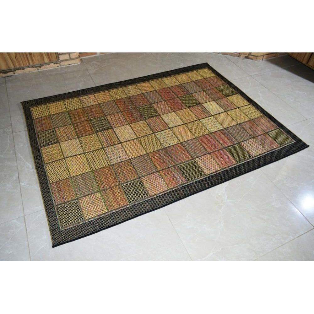 Tapete Para Sala Unique Tabuleiro Multi-A 150X200 Cm