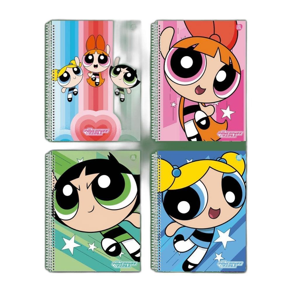Caderno Escolar Universitário 1M 80F Meninas Super Poderosas