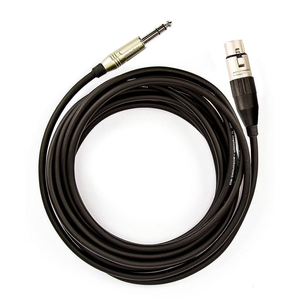 Cabo De Microfone P10 Estéreo Para Xlr Fêmea Amphenol 3M