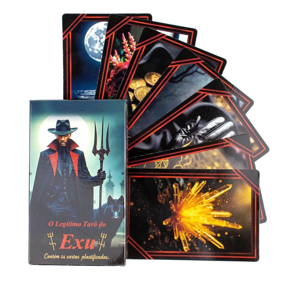 O Tarô Do Exu 36 Cartas Plastif E Manual