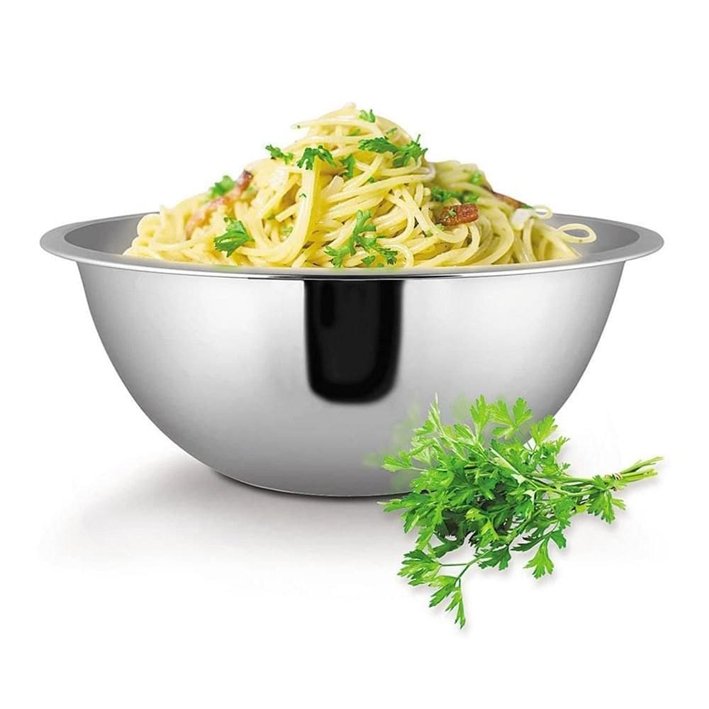 Tigela Bowl Inox Fundo 22 Cm