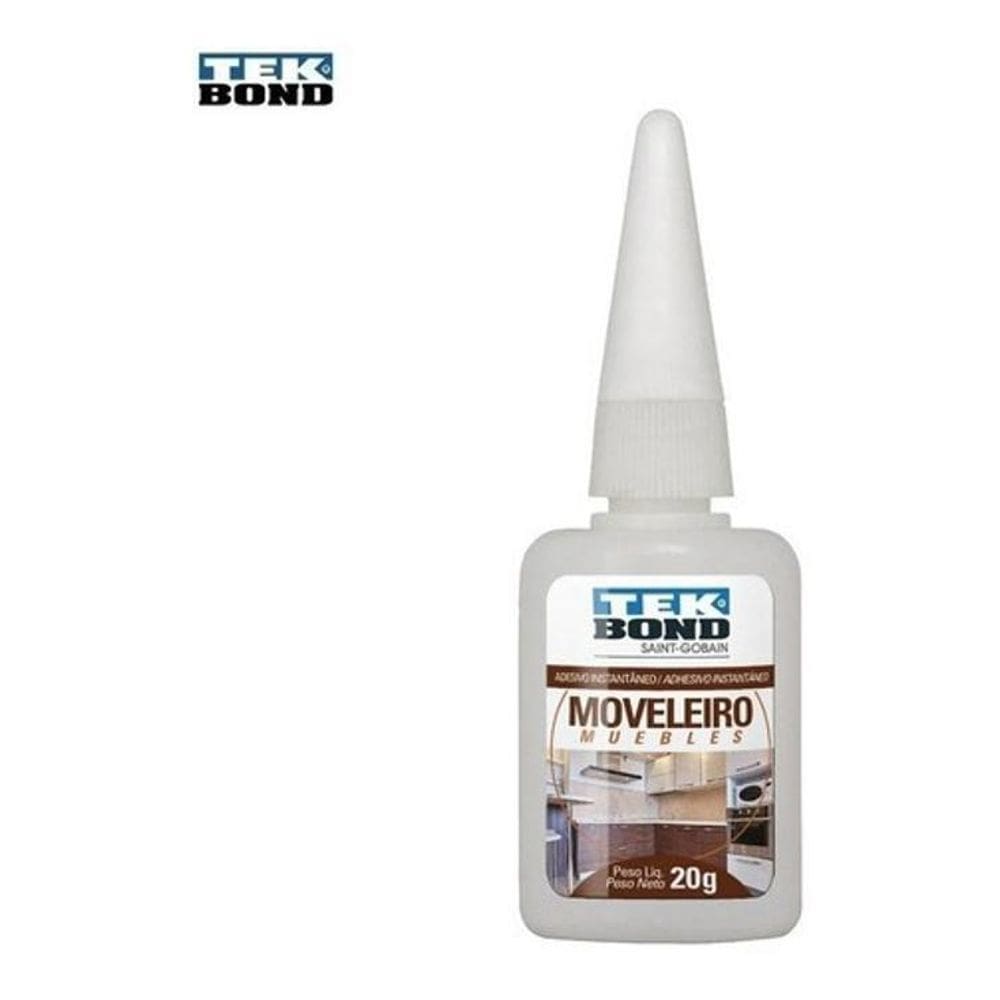 3 X Cola Adesivo Instantânea Tek Bond Moveleiro 793 20Gr