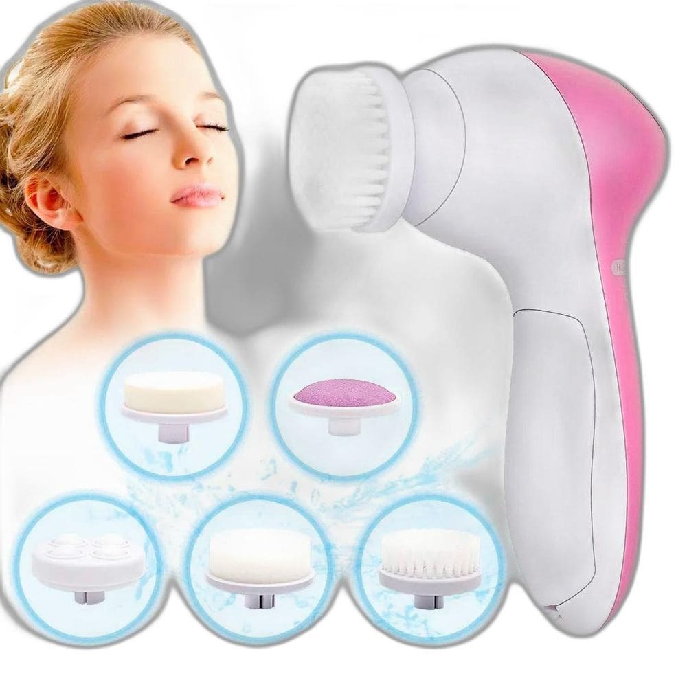 Massageador Facial Elétrico 5 Em 1 Limpeza Profunda