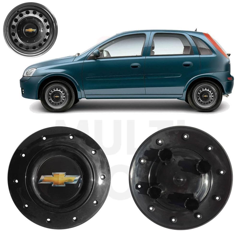 1X Calota Centro Roda Aro 14 Gm Corsa Hatch 2002 A 2012