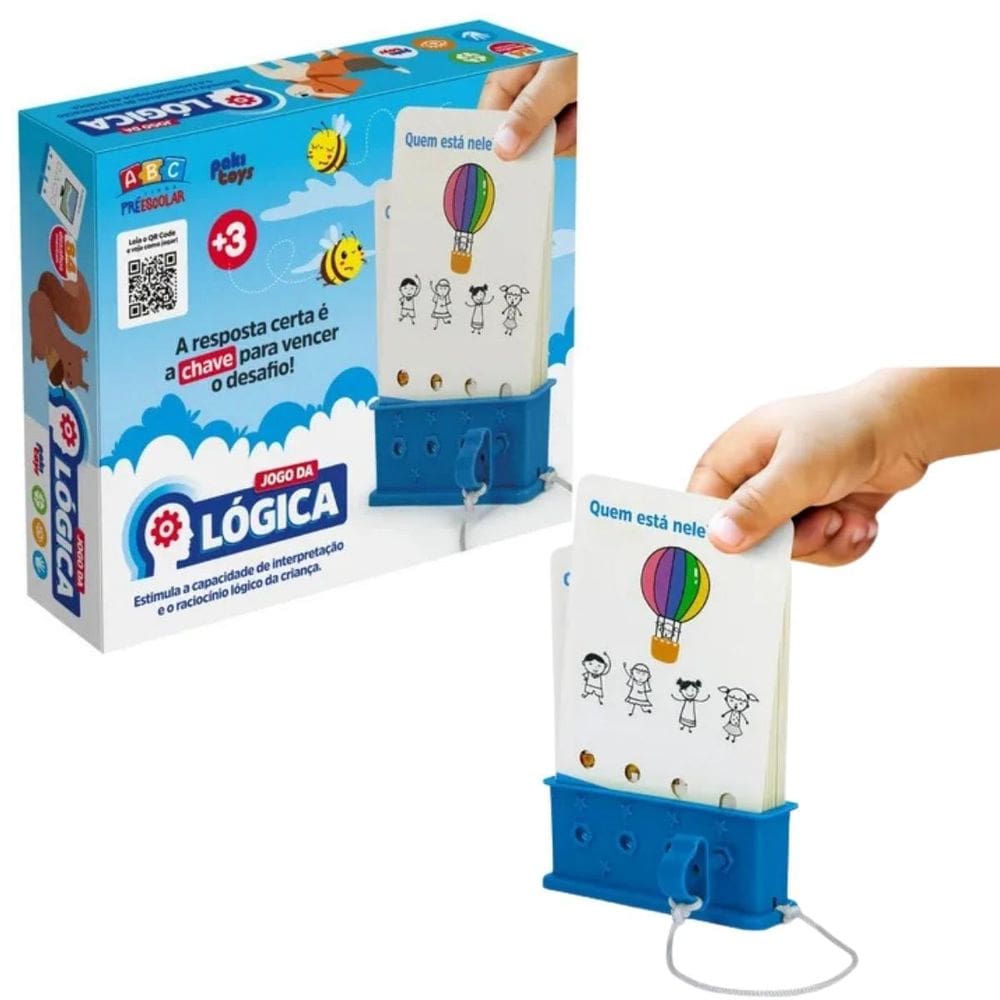Jogo Da Lógica Pré Escolar Educamente Infantil Pakiplast