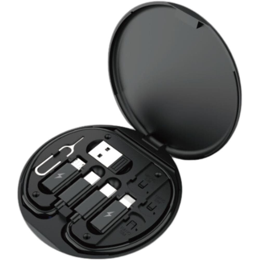 Adaptadores USB Kit 6x1 60w Preto - Flex