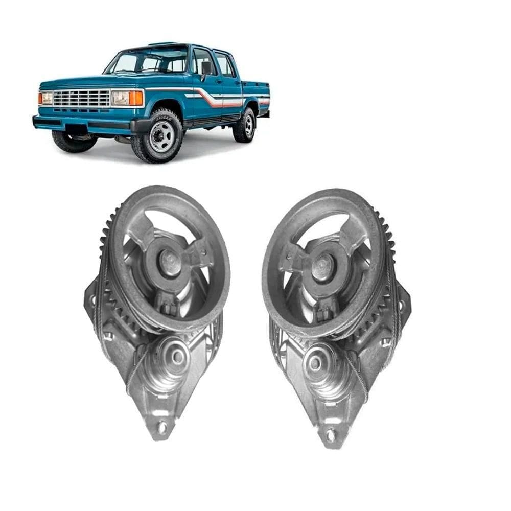 Par Maquina Vidro D20 Ano 1987 / D-12000 Direita / Esquerda