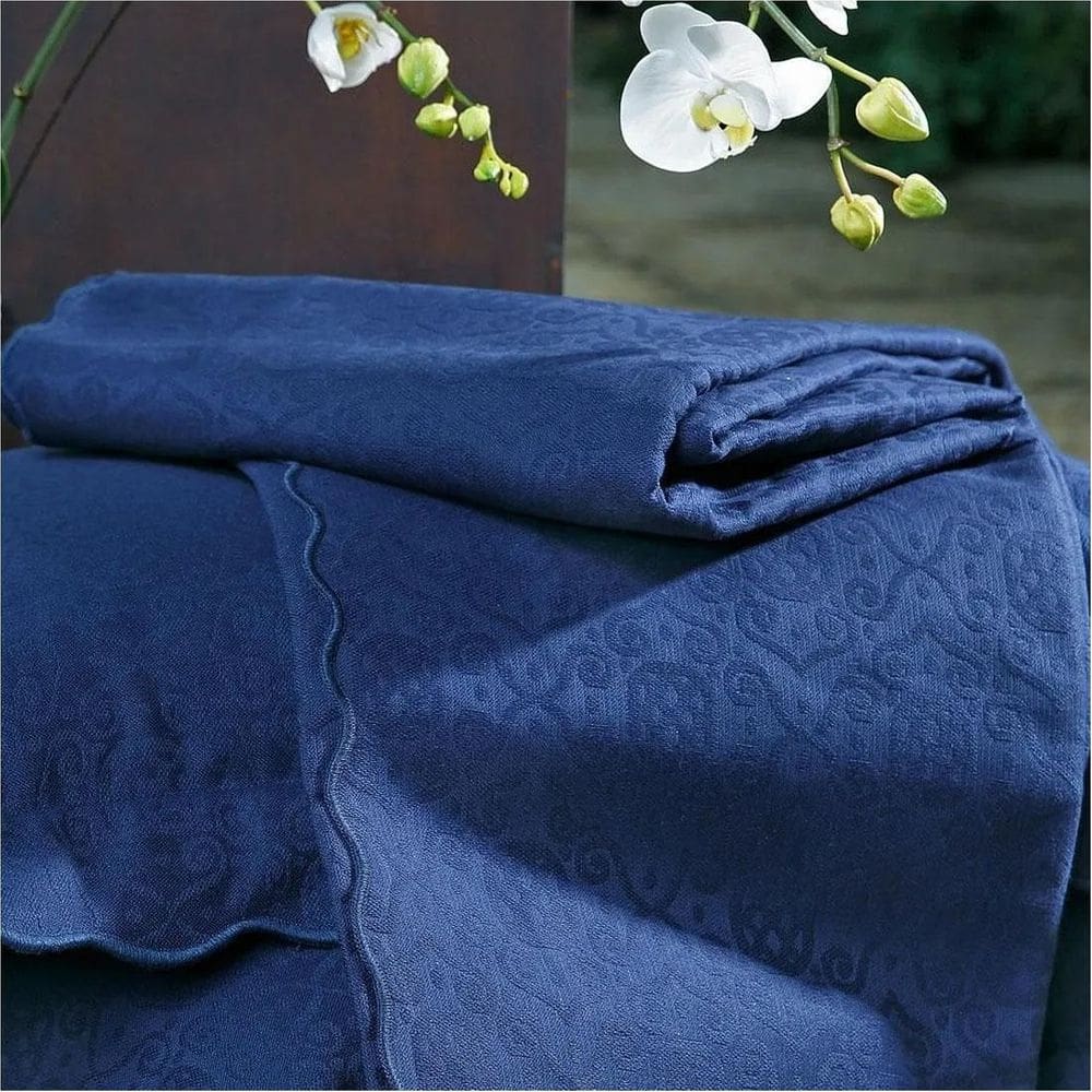 Colcha Piquet Super Solteiro Tognato Capela Azul Marino Algo