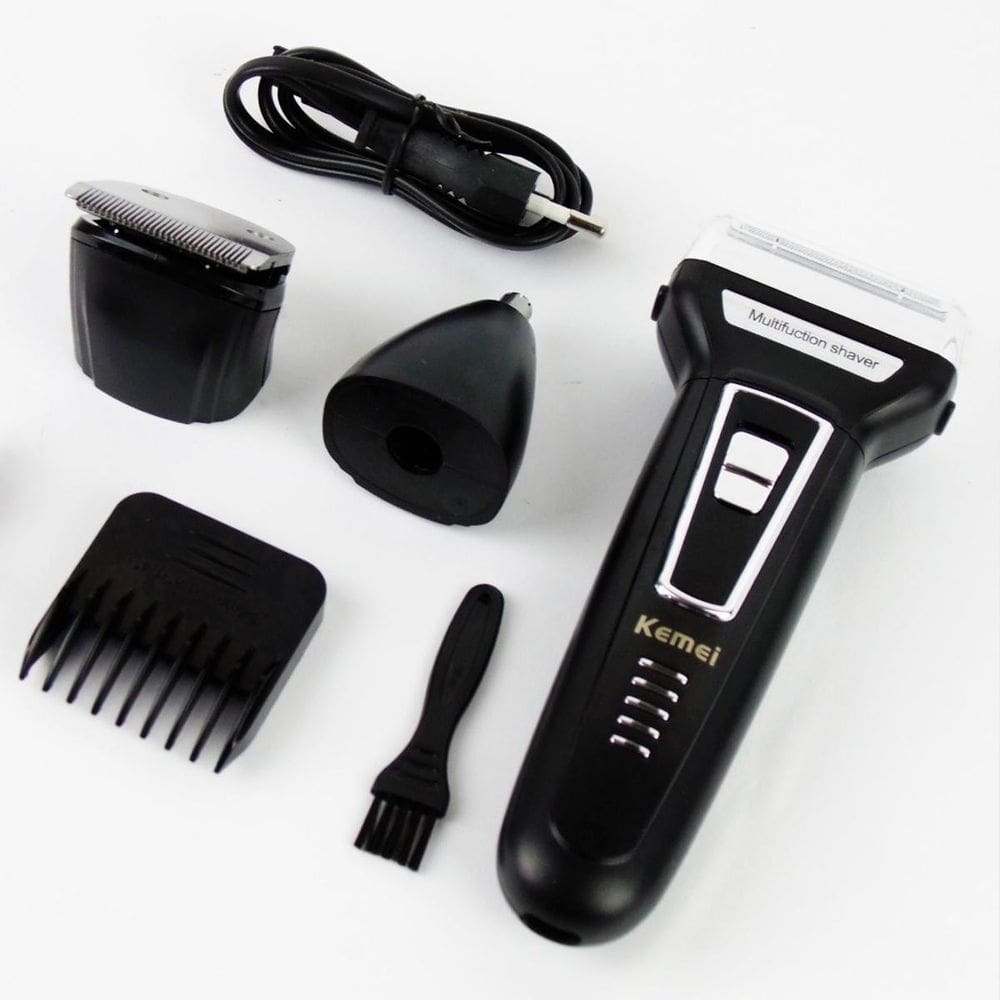 Kemei 3 Em 1 Sem Fio Para Barba E Nariz