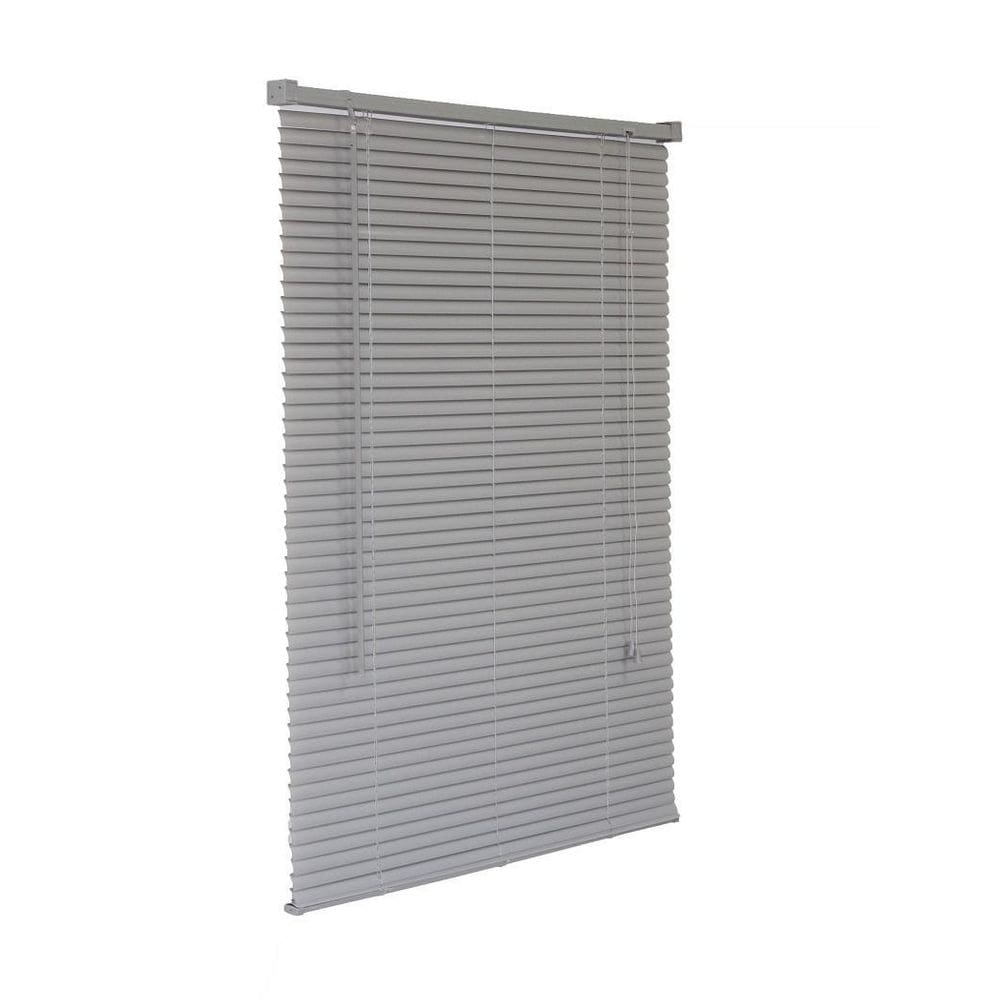 Persiana Horizontal Pvc Cinza 60 L X 80 A Cortina