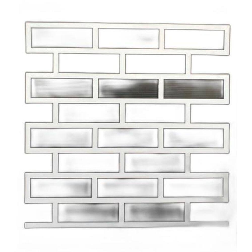 Stencil Gabarito Modelo Tijolinho Pintura Revestimento 3D