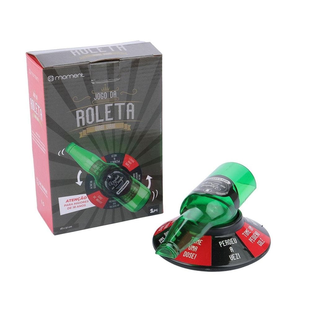 Jogo Roleta Verdade OU Desafio Drink - Tudo em Caixa