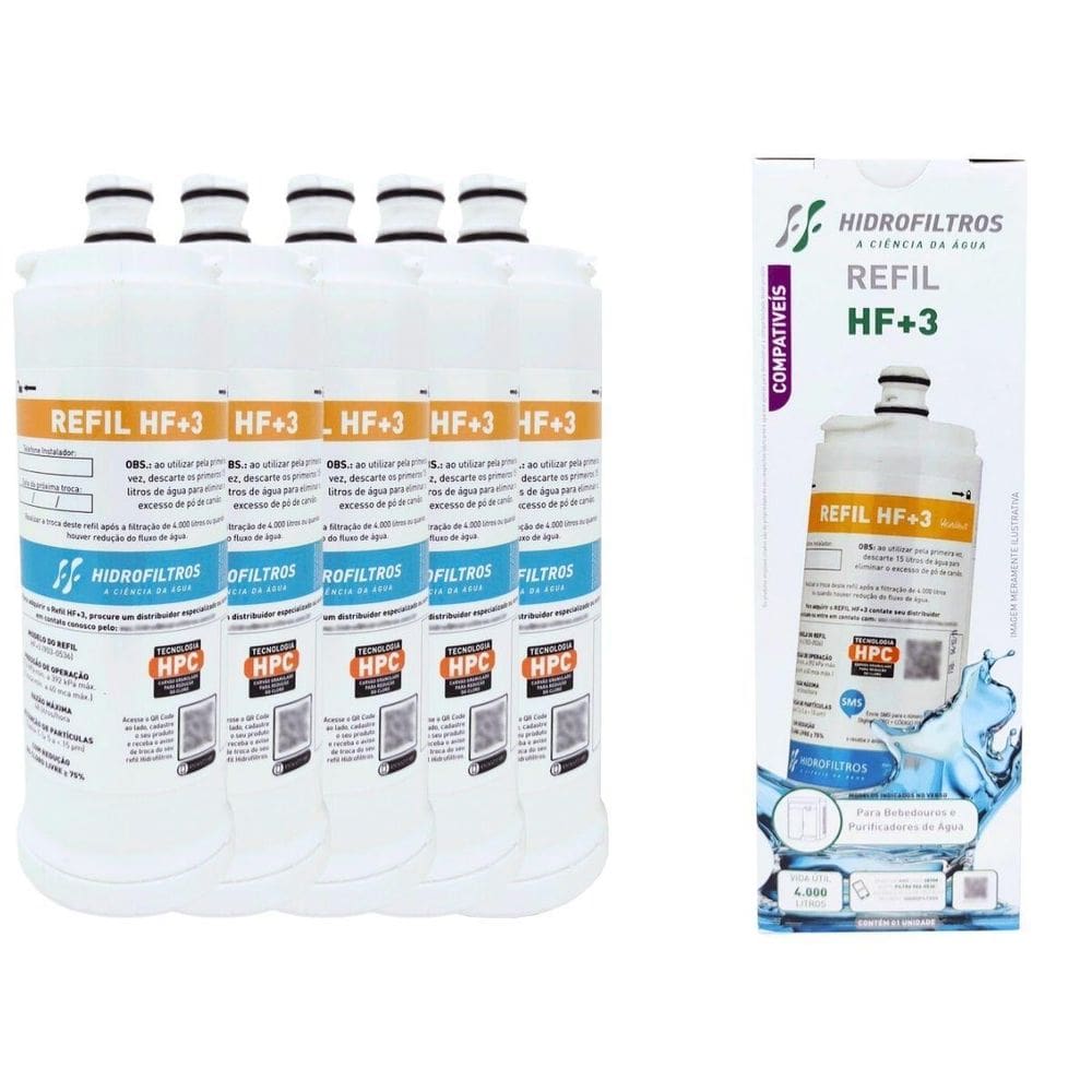 Kit 5 Refis Filtro Ibbl Fr600 Evolux Atlantis Immaginare