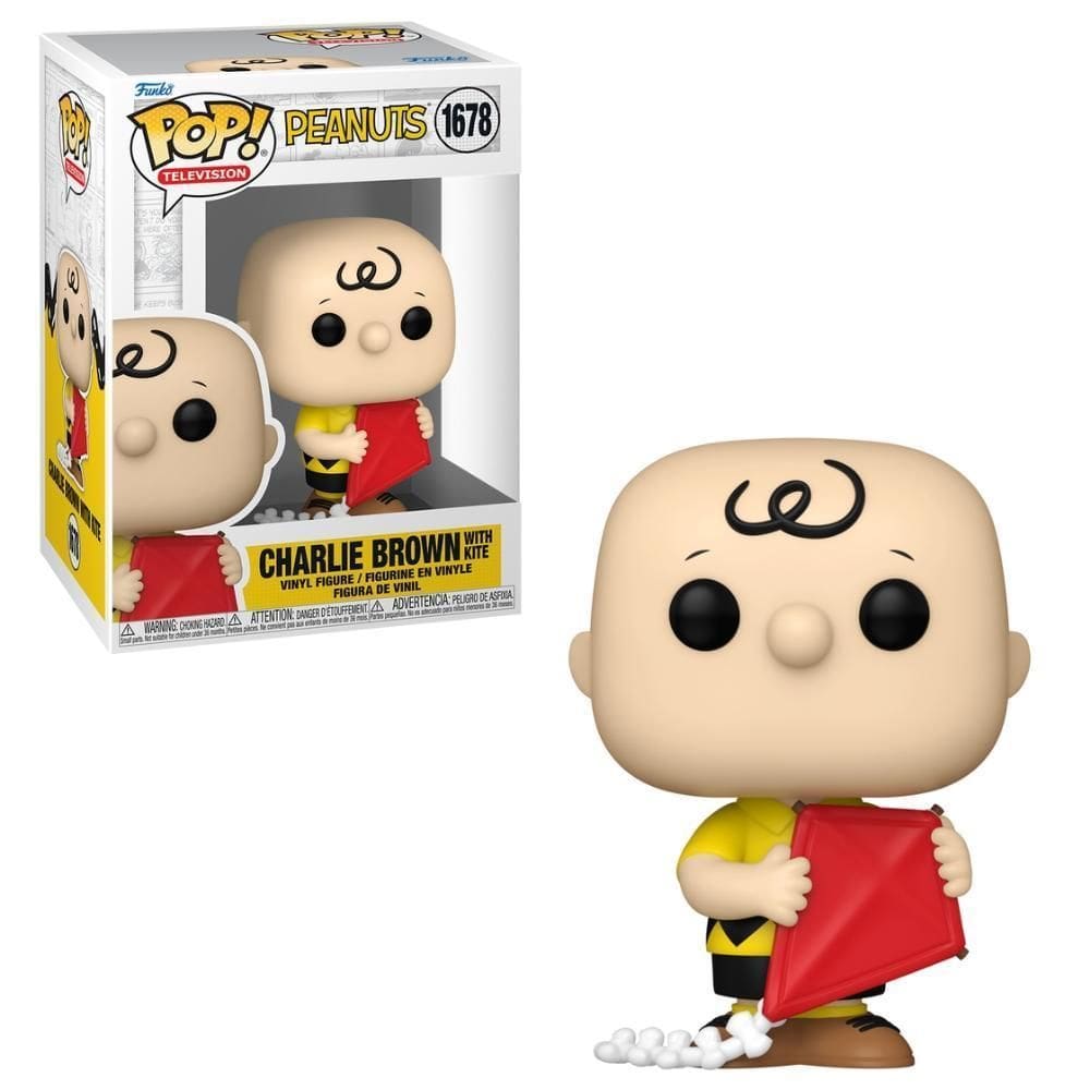 Boneco Funko Pop Snoopy - Charlie Brown Com Pipa