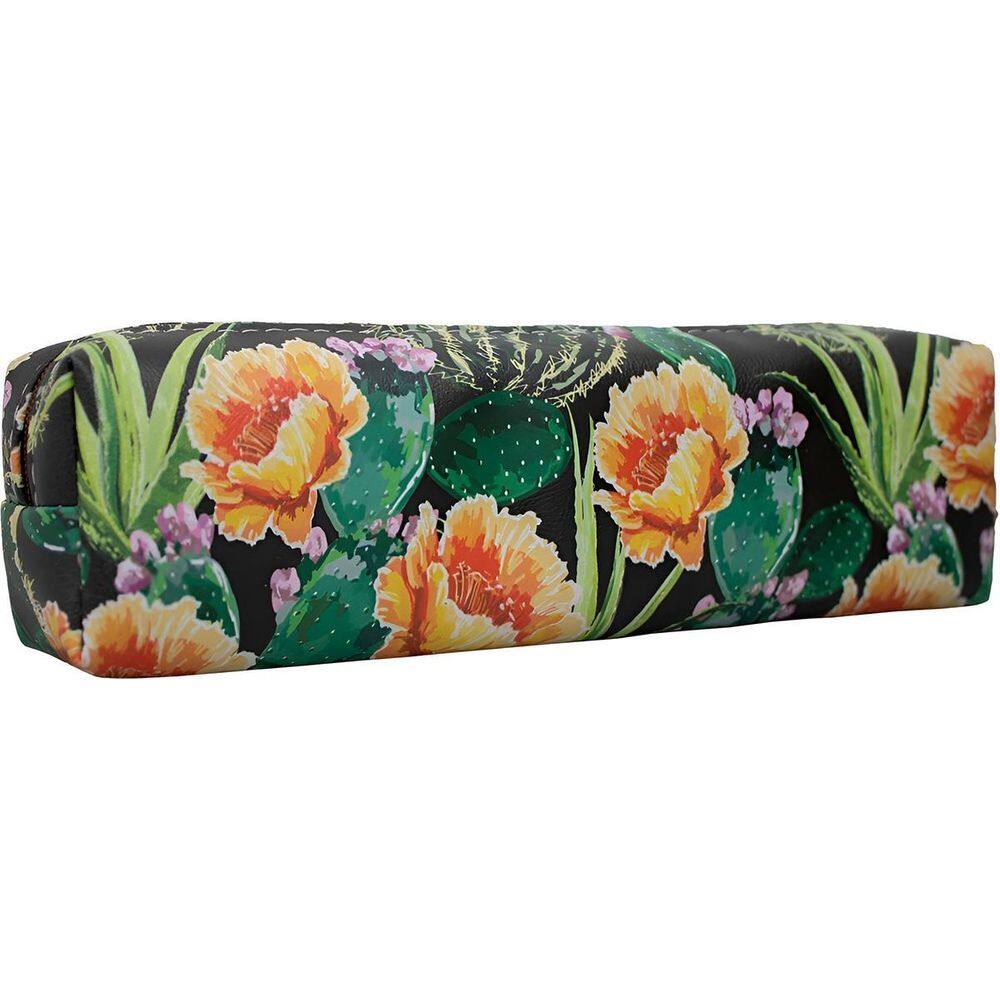 Estojo Escolar Estampado Estampa::Floral