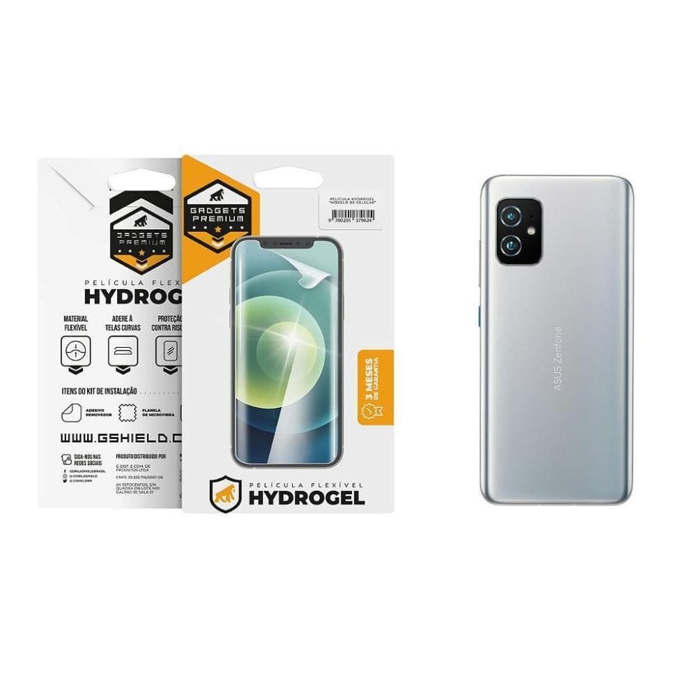Película Para Zenfone 8 - Traseira Hydrogel Hd- Gshield