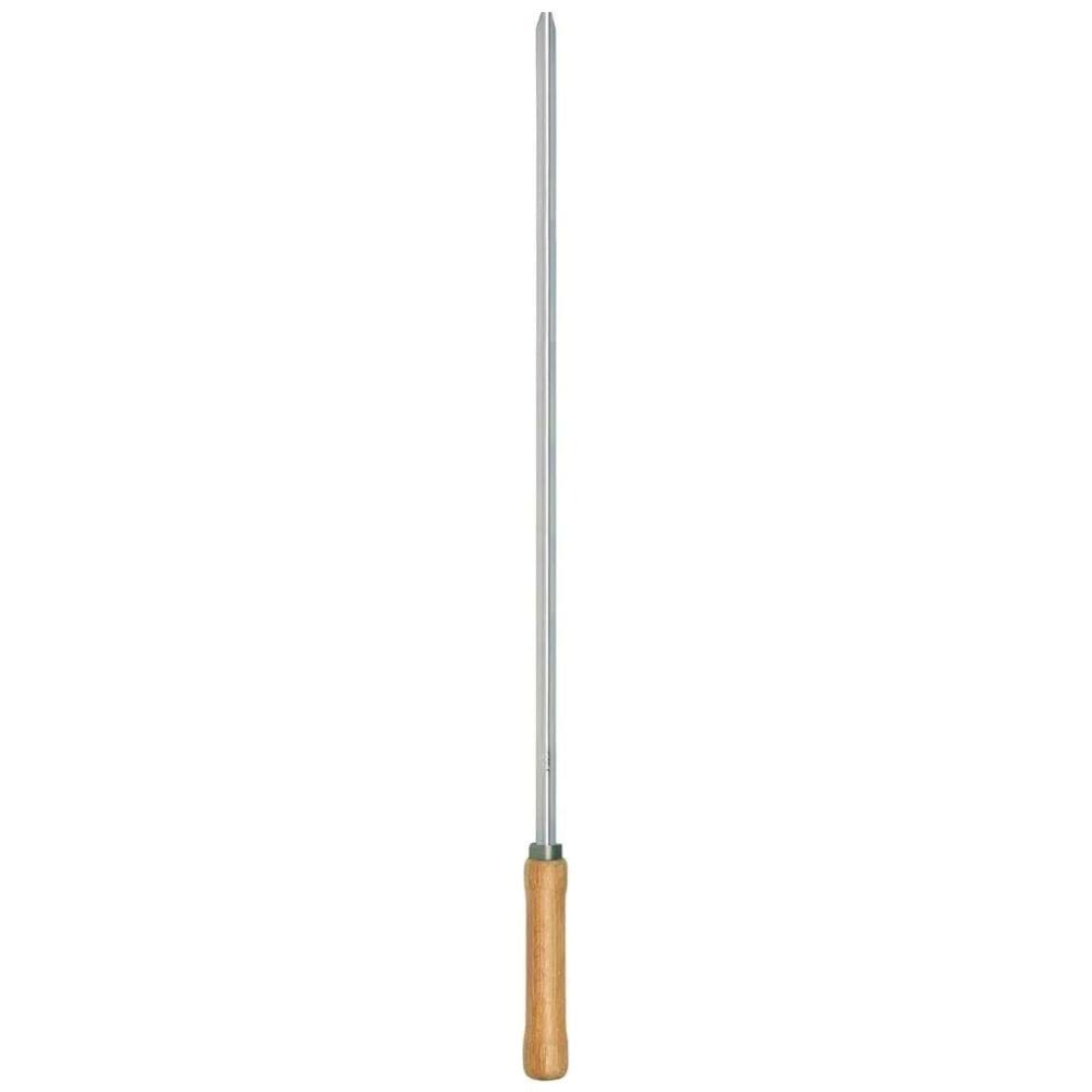 Kit Preparo Churrasco 6Pcs Churrasqueira Espetos 65Cm Mor