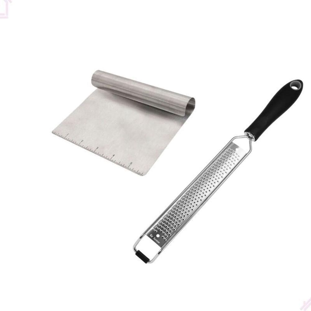 Kit Chef Espátula Inox Rita Lobo E Ralador Zester Cítricos