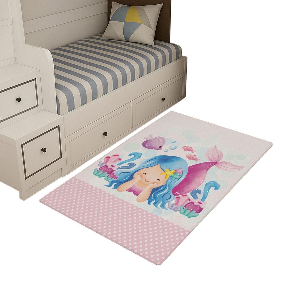 Tapete Infantil Estampado 1,00 X65 Decorativo Antiderrapante