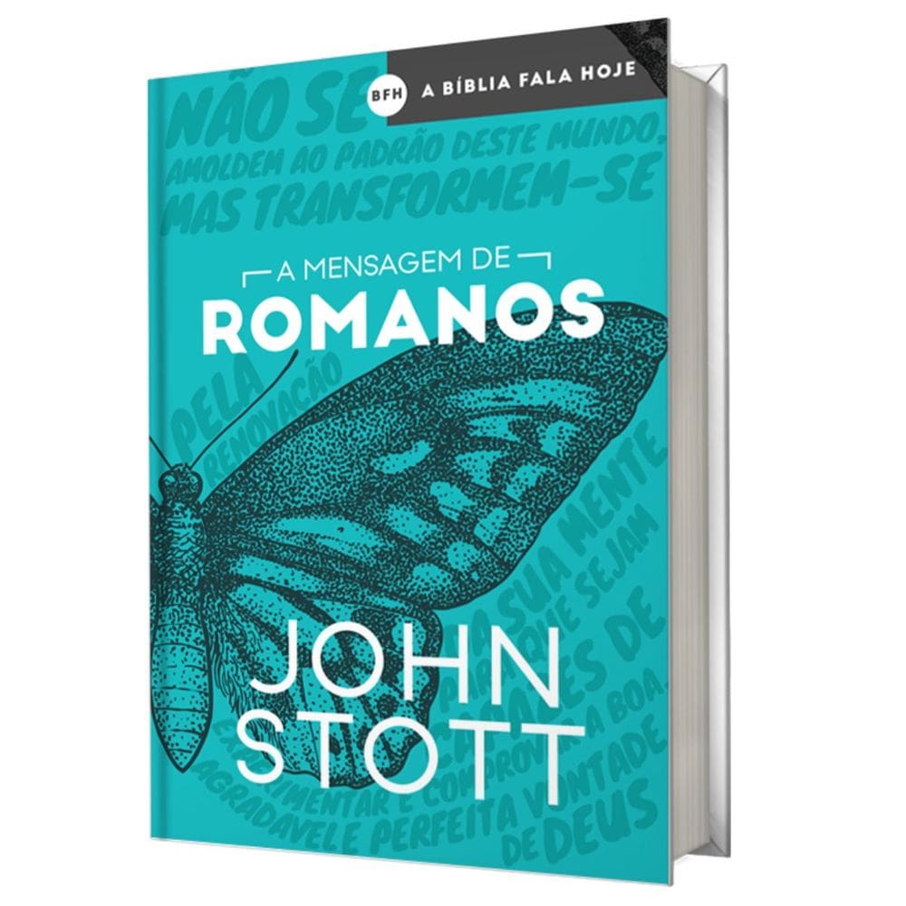 Livro A Mensagem De Romanos John Stott Relançamento Abu Editora