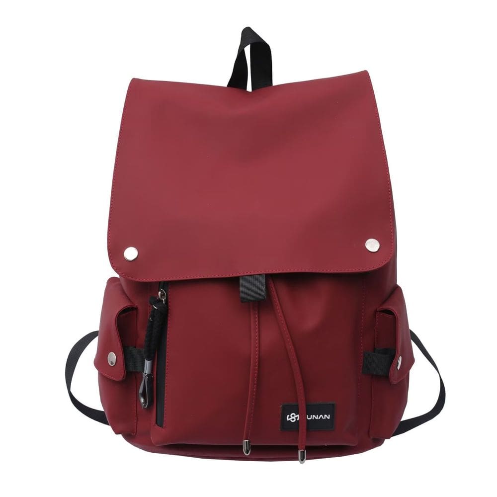 Mochila Sanmu Travel em couro PU de grande capacidade